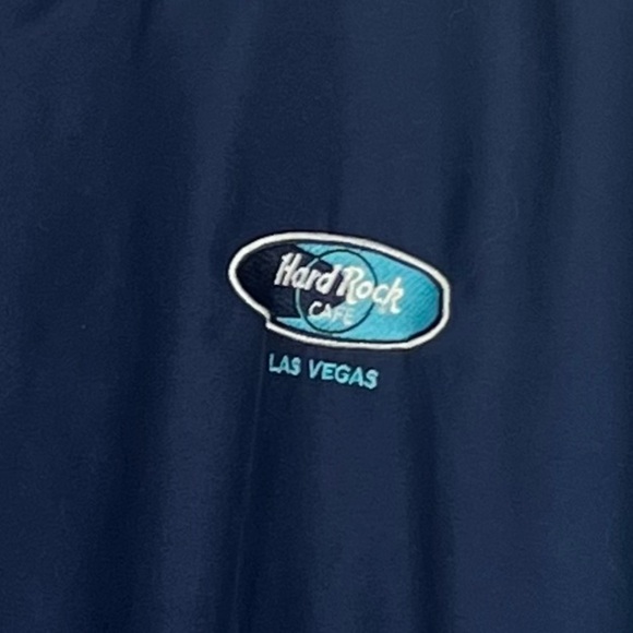 Vintage Hard Rock Cafe Pull Over Las Vegas Size Small/ medium Blue - Picture 9 of 10